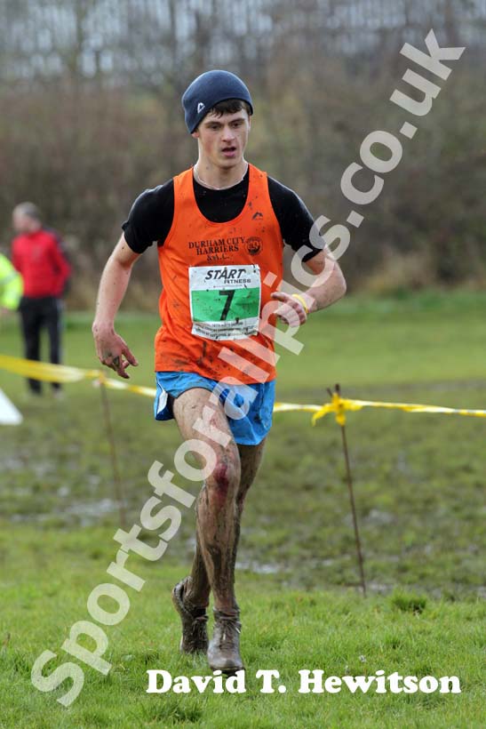 Green 7 under-20 men 2012 North East Championships, Summerhill Country Park, Hartlepool.